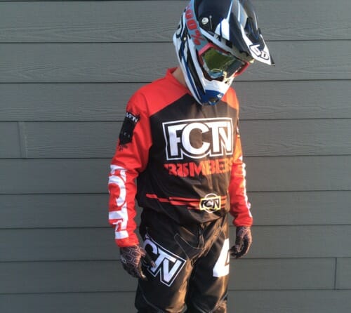 FCTN - "Red Bombers" Motocross Gear Set - Image 2