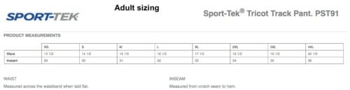 Blaine Baseball - Embroidered Performance Sweatpants (PST91) - Image 3