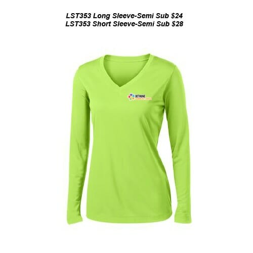 Bethune Community School - Women's Vinyl V-Neck Tee (LST353)