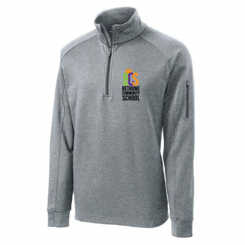 Bethune Community School - Men's Embroidered 1/4-Zip Jacket (Style 1) (F247)