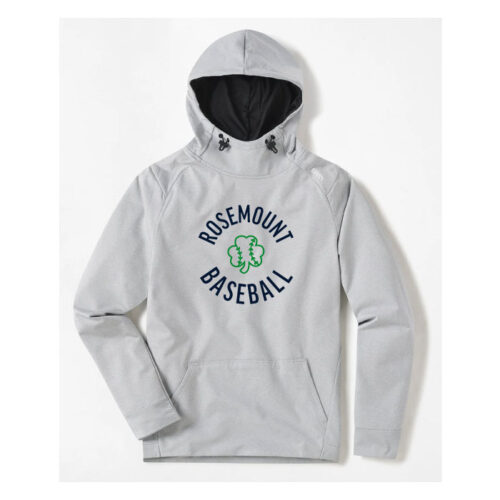 Rosemount Baseball Coaches - 3D Embroidered UNRL Crossover Hoodie II - Image 2