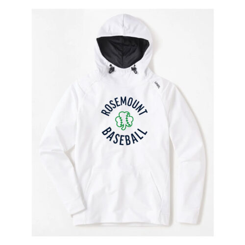 Rosemount Baseball Coaches - 3D Embroidered UNRL Crossover Hoodie II - Image 3