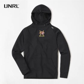 Lakeville South Alpine Ski - Black Embroidered UNRL Crossover Hoodie II