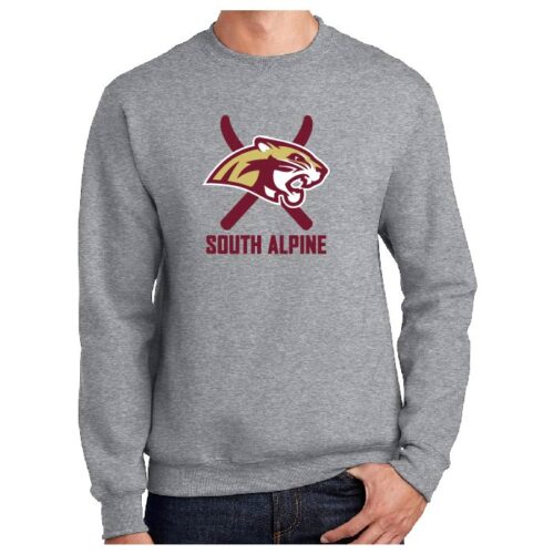 Lakeville South Alpine Ski - Printed Fleece Crewneck Sweatshirt (PC90) - Image 2