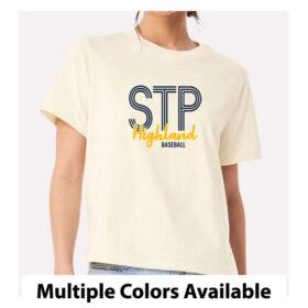 Highland Baseball - Printed Women's Boxy Tee (102)