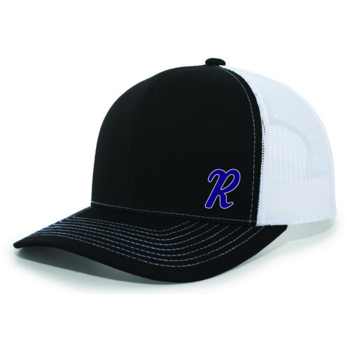 MN Rockers - Black/White/Black Contrast Stitch Trucker Snapback (104S)