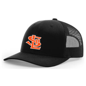 St. Louis Park Youth Baseball - Black Embroidered Snapback Baseball Cap (112)