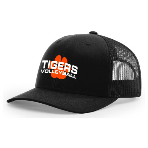 Farmington Volleyball - Black Embroidered Snapback Baseball Cap (112)