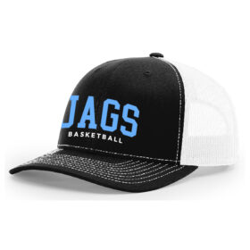 Jefferson Jaguars Basketball - Black/White Embroidered Snapback Baseball Cap (112)