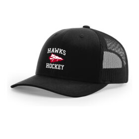 Blackhawk Hockey Association - Black Embroidered Snapback Baseball Cap (112)