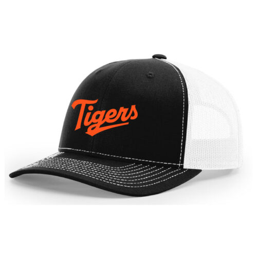Farmington Baseball - Black/White Embroidered Snapback Baseball Cap (112)