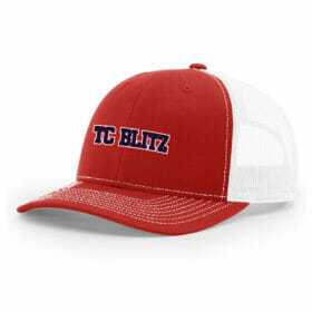 TC Blitz - R/W Embroidered Snapback Hat (Richardson 112)