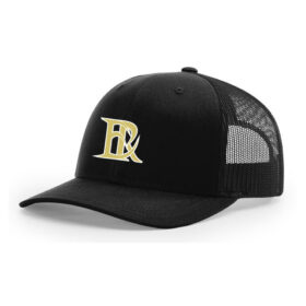 East Ridge HS Golf - Black Embroidered Snapback Baseball Cap (112)