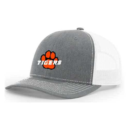 Farmington Elementary School - Heather Grey/White Embroidered Snapback Baseball Cap (112)