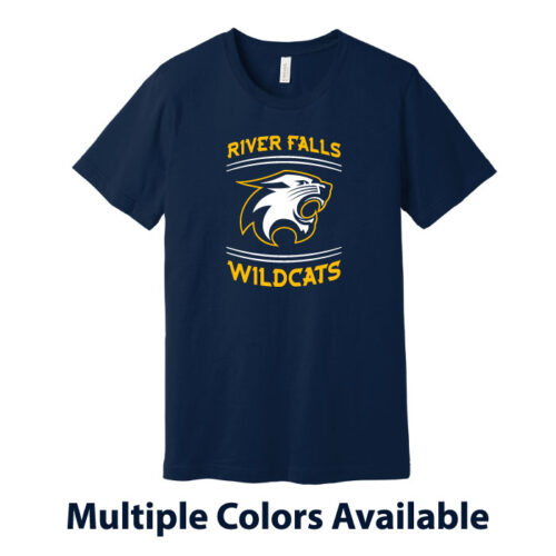 River Falls HS Hockey - Printed Short Sleeve Tee (BC3001)