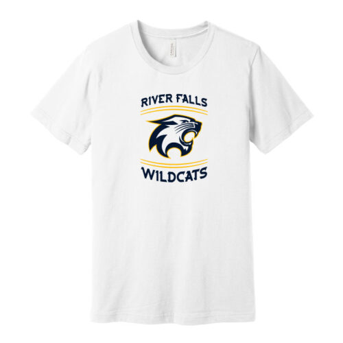 River Falls HS Hockey - Printed Short Sleeve Tee (BC3001) - Image 2