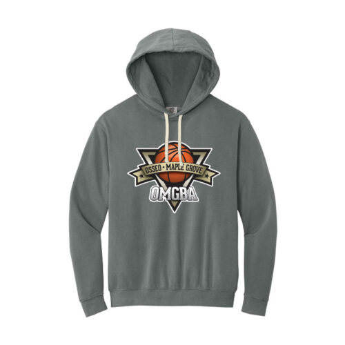 Osseo Maple Grove Basketball - Printed Comfort Colors® Lightweight Hooded Sweatshirt (1467) - Image 2