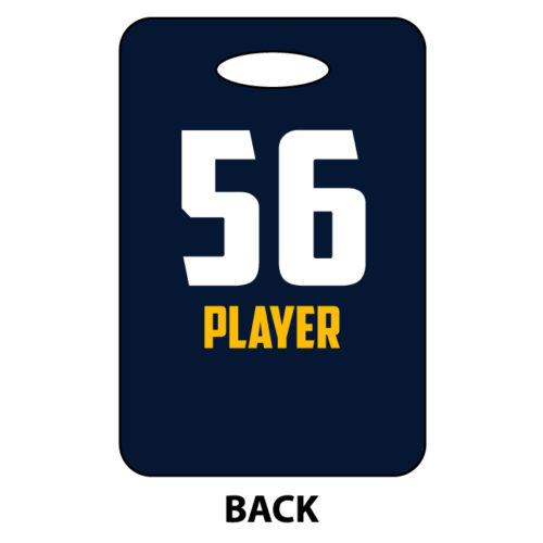 15 bag tag custom back