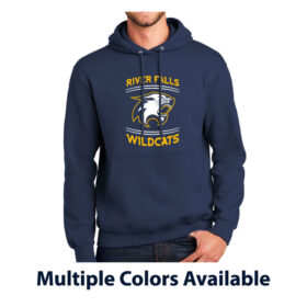 River Falls HS Hockey - Printed Pullover Hoodie (PC90H)
