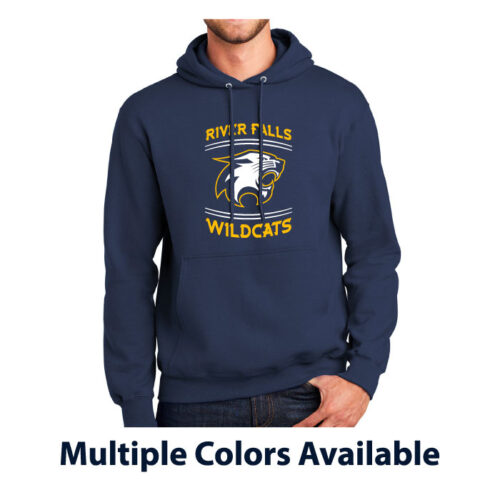River Falls HS Hockey - Printed Pullover Hoodie (PC90H)