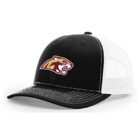 Lakeville South Alpine Ski - Black/White Embroidered Snapback Baseball Cap (112)