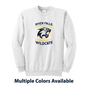 River Falls HS Hockey - Printed Fleece Crewneck Sweatshirt (PC90)
