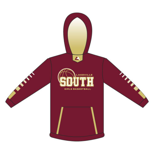 Lakeville South Girls Travel Basketball - Full-Dye Hoodie