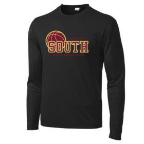 Lakeville South Girls Travel Basketball - Black Longsleeve Printed Performance Tee (ST350LS)