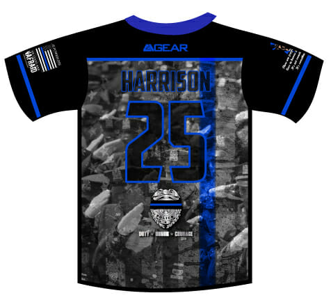 2016 4 The Fallen Police Full Dye Jersey