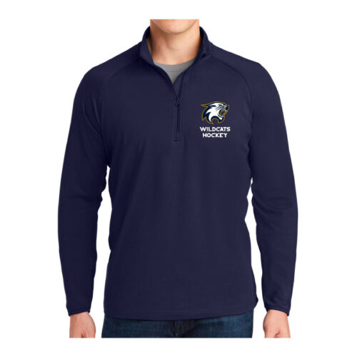 River Falls HS Hockey - Navy Embroidered 1/4 Zip Pullover (ST850)
