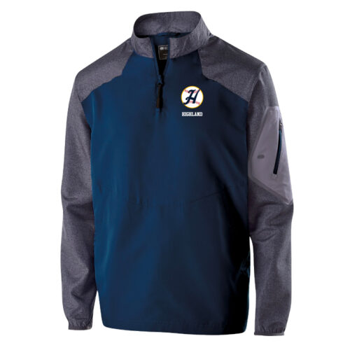 Highland Baseball - Navy Embroidered Pullover (229155)
