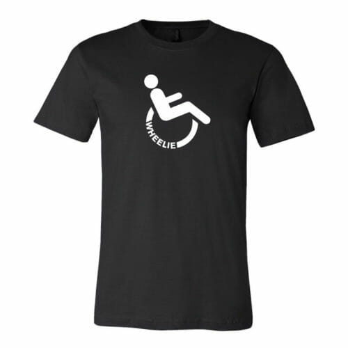 Wheelie - Vinyl Cotton Tee Shirt (3001)