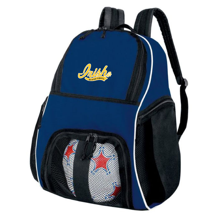 Rosemount Travel Basketball Embroidered Backpack (327850) Custom