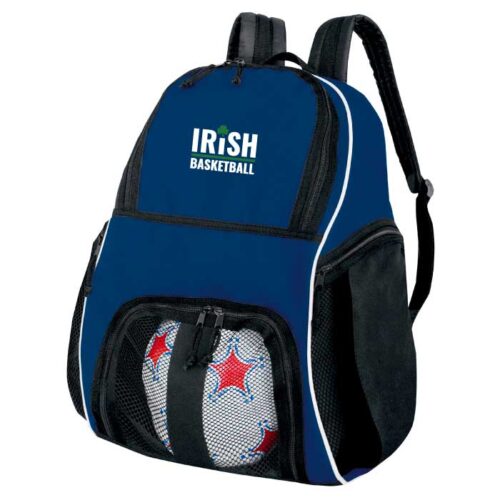 Rosemount Travel Basketball - Navy Embroidered Backpack  (327850)