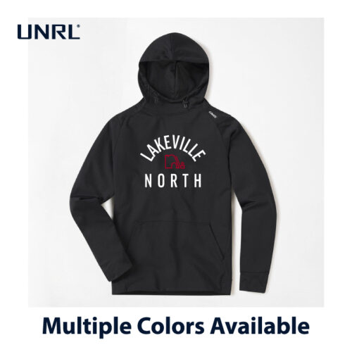 Lakeville North Hockey - 3D Embroidered UNRL Crossover Hoodie II
