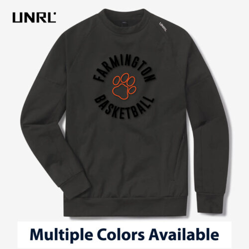 Farmington Youth Basketball - 3D Embroidered UNRL Crossover Crewneck