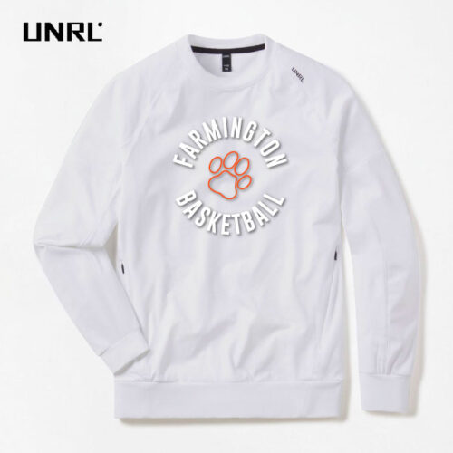 Farmington Youth Basketball - 3D Embroidered UNRL Crossover Crewneck - Image 2