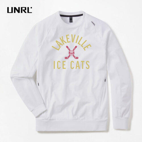 Lakeville IceCats Hockey - 3D Embroidered UNRL Crossover Crewneck - Image 2