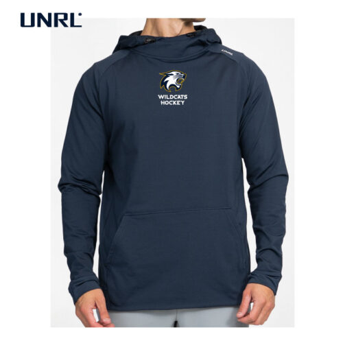 River Falls HS Hockey - Navy Embroidered UNRL Crossover Hoodie II