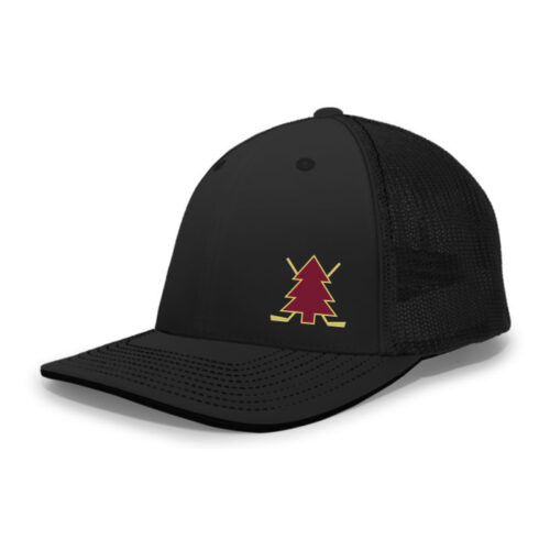 Lakeville Lumberjacks - Black Embroidered FlexFit Baseball Cap (404M)