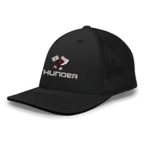 South Metro Thunder - Black Embroidered FlexFit Baseball Cap (404M)
