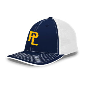 Prior Lake Baseball - Navy/White Embroidered FlexFit Baseball Cap (404M)