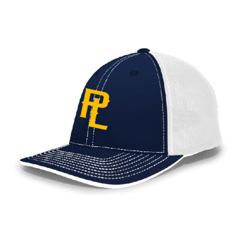 Prior Lake Baseball - Navy/White Embroidered FlexFit Baseball Cap (404M)