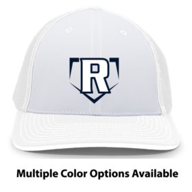 Irish 12AAA Myrtle Beach - White R Embroidered FlexFit Baseball Cap (404M)