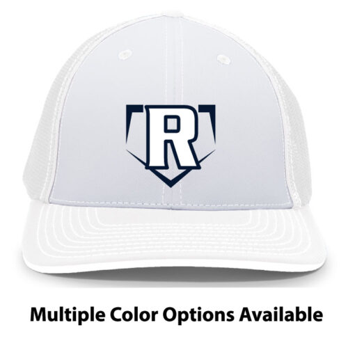 Irish 12AAA Myrtle Beach - White R Embroidered FlexFit Baseball Cap (404M)