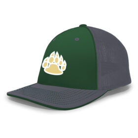 Portland Grizzlies - Dark Green/Graphite Embroidered FlexFit Baseball Cap (404M)