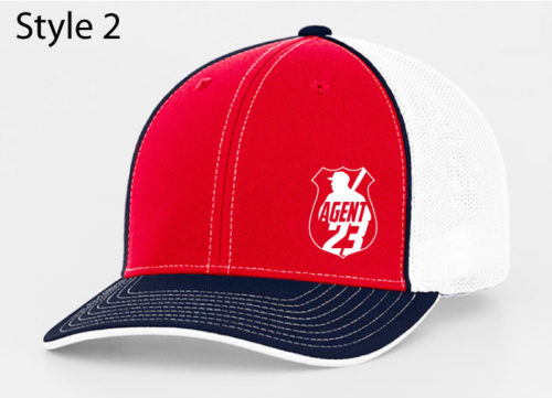 Agent 23 RWB - Embroidered Baseball Cap (404M) - Image 2