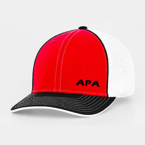 Archery Performance Academy - Red/White/Black Embroidered Baseball Cap (404M)