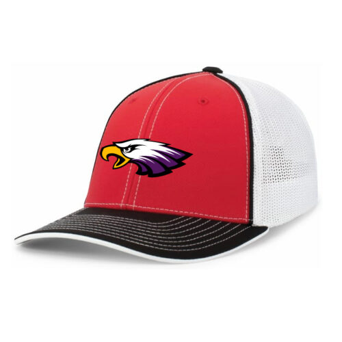 Red Wing Hockey - Red/White/Black Embroidered FlexFit Baseball Cap (404M)