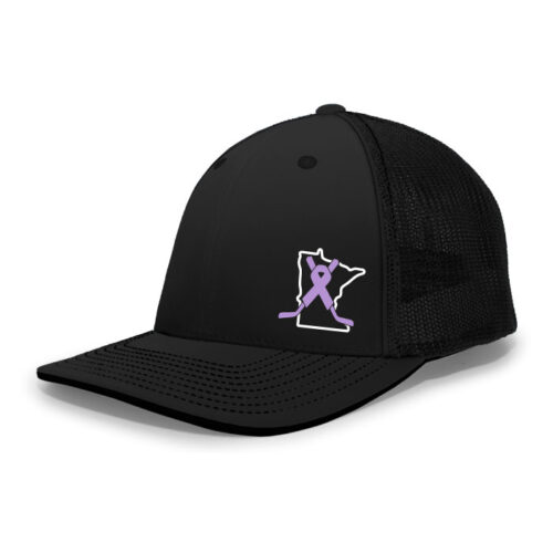 Hockey Fights Cancer - Embroidered FlexFit Baseball Cap (404M) - Image 2